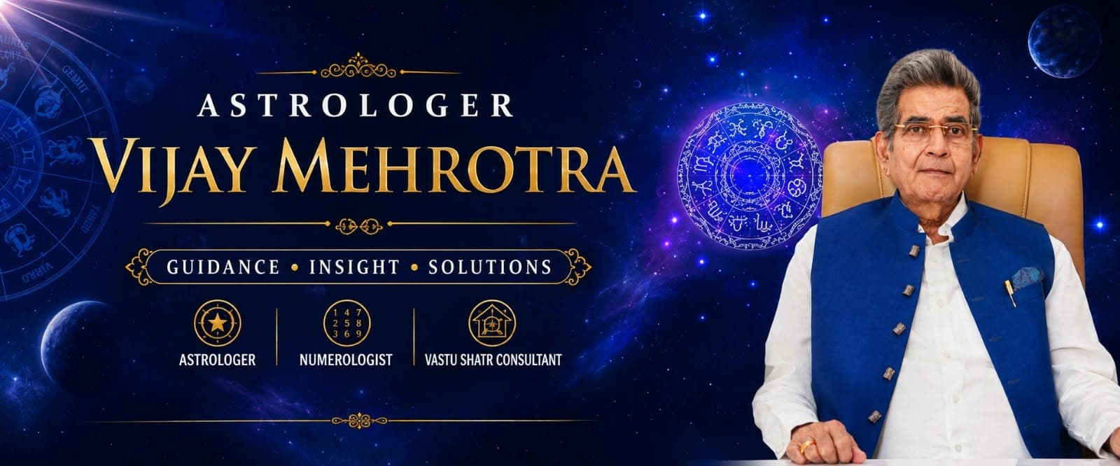 Astrologer Vijay Mehrotra - Guidance, Insight, Solutions